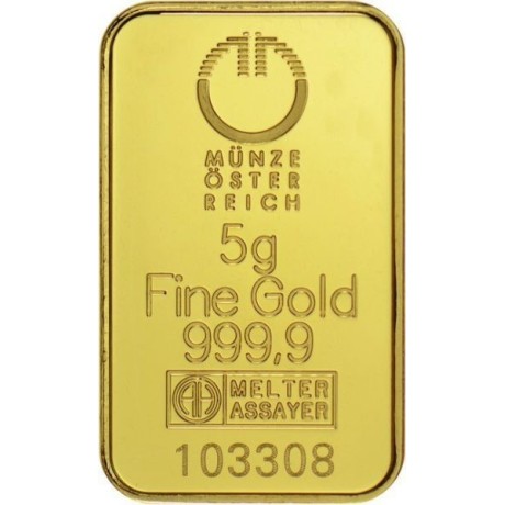 Münze Österreich investiční zlatý slitek 5 Gramů - Kinegram