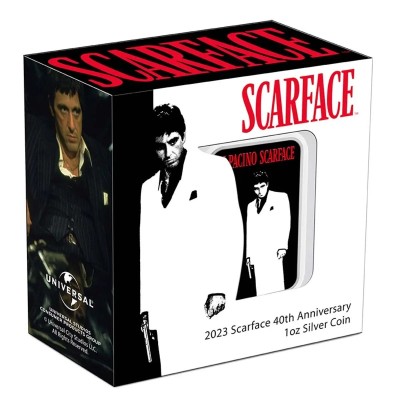 Scarface - 1 Oz - stříbrná sběratelská mince (dodání 13.5.)