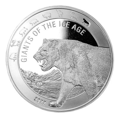 Jättar från istidsserien - 8 Oz - Silver Samlarmynt