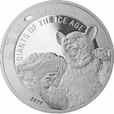 Jättar från istidsserien - 8 Oz - Silver Samlarmynt
