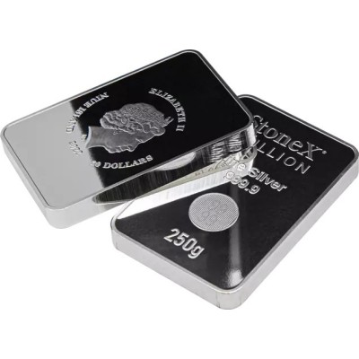 StoneX Coinbar - 250 g - silvermyntstacka