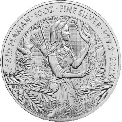 Myter & Legender - Jungfru Marianne - 10 Oz - Silverinvesteringsmynt