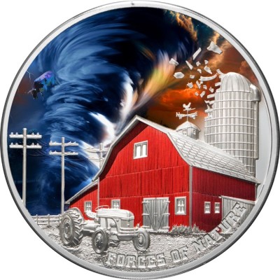 Tornado - 2 Oz - Samlarmynt i silver