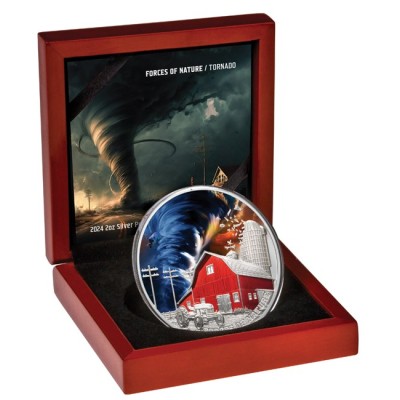 Tornado - 2 Oz - Samlarmynt i silver