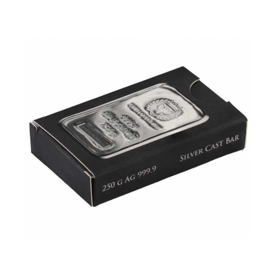 Germania Mint - 250g - investeringsgöt i silver