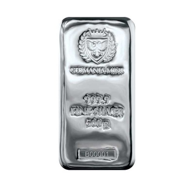 Germania Mint - 500g - investeringsgöt i silver