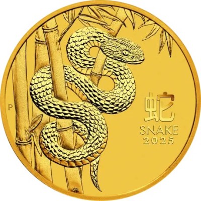 Lunar Snake 2025 - 1/10 Oz - guldinvesteringsmynt