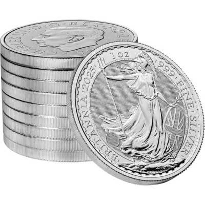 Britannia (2025) - 1 Oz - Silverinvesteringsmynt (levererat 10.5.2025)