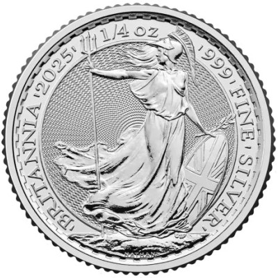 Britannia (2025) - 1/4 Oz - Silverinvesteringsmynt