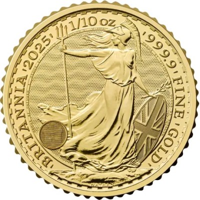 Britannia (2025) - 1/10 Oz - investeringsmynt i guld