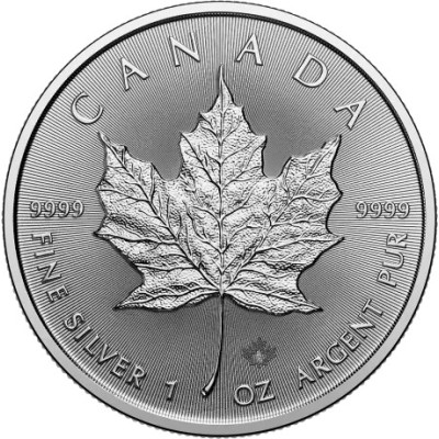 Lönnlöv (2025) - 1 Oz - Silverinvesteringsmynt