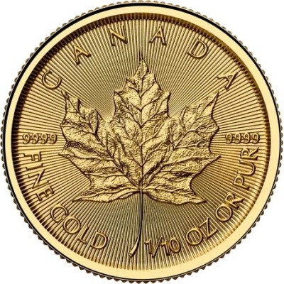 Maple Leaf (2025) - 1/10 Oz - guldinvesteringsmynt