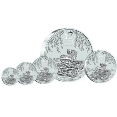 Lunar Snake (2025) - 1 Oz - Silverinvesteringsmynt