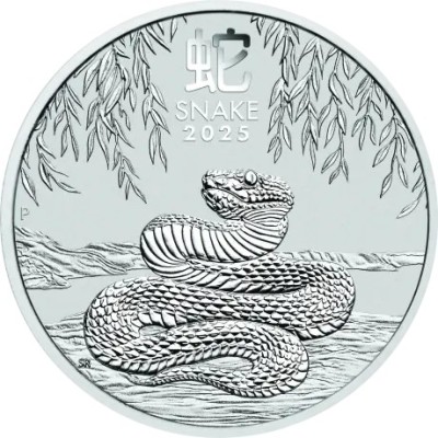 Lunar Snake (2025) - 1 Oz - Silverinvesteringsmynt