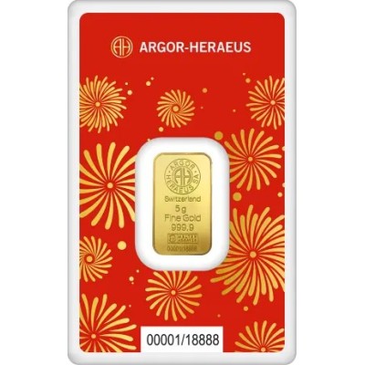 Argor Heraeus - Ormens år (2025) - 5 g - guldtacka