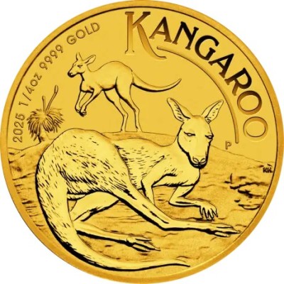 Kangaroo (2025) - 1/4 Oz - guldinvesteringsmynt