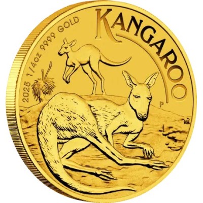 Kangaroo (2025) - 1/4 Oz - guldinvesteringsmynt