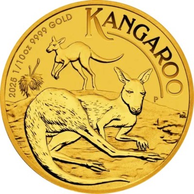 Kangaroo (2025) - 1/10 Oz - guldinvesteringsmynt