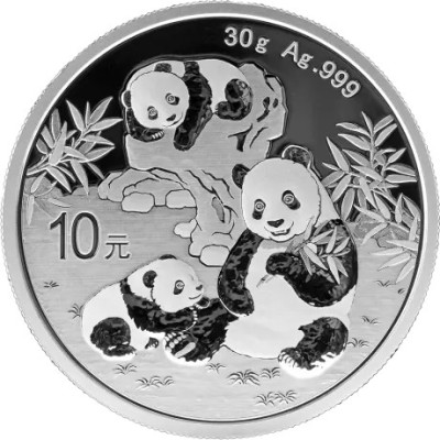 Panda (2025) - 30 g - silverinvesteringsmynt