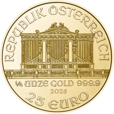 Wiener Philharmoniker (2025) - 1/4 Oz - investeringsmynt i guld