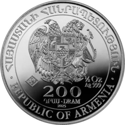 Noaks ark (2025) - 1/2 Oz - silverinvesteringsmynt