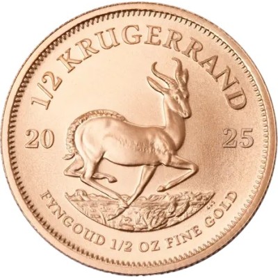 Krugerrand (2025) - 1/2 Oz - Guldmynt
