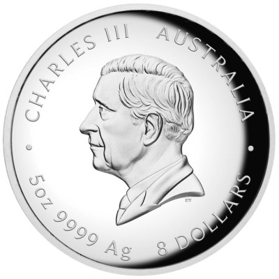 Lunar Snake - 5 Oz - Silver Samlarmynt