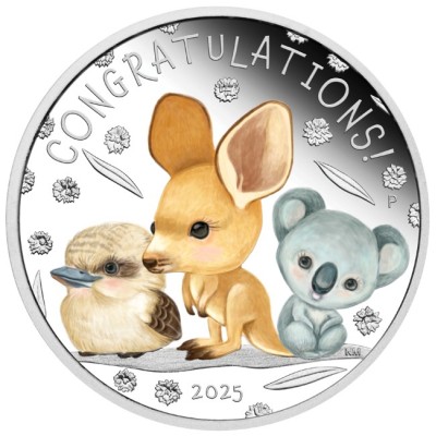 Barnets födelse (2025) - 1/2 Oz - presentmynt i silver