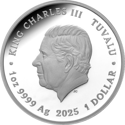 Australisk tigerorm - 1 Oz Silver Proof samlarmynt