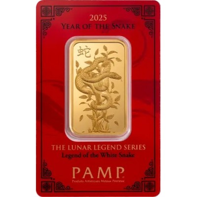 Pamp, Lunar Legend Vit Orm - 1 Oz - Guldmyntfot