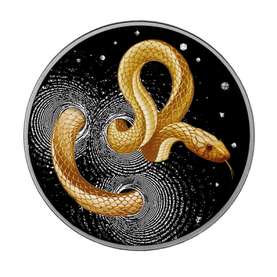 Herpeton Orm - 1 Oz Silver Proof Samlarmynt