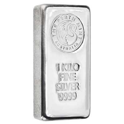 Perth Mint - 1 kg - investeringsgöt av silver