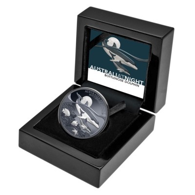 Flasknosdelfin - 1 Oz - Silver Samlarmynt