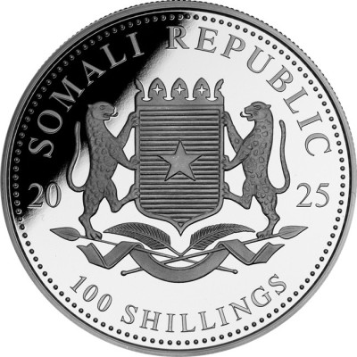 Leopard 2025 - 1 Oz - Silver samlarmynt