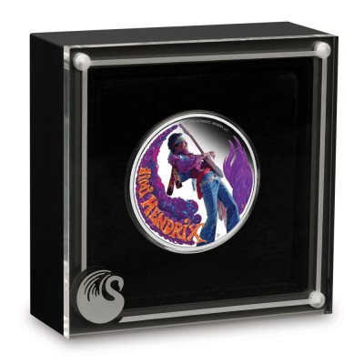 Jimi Hendrix - 1 Oz Silver Samlarmynt