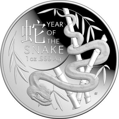 Ormens år - 1 Oz - Silver samlarmynt