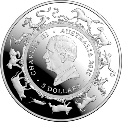 Ormens år - 1 Oz - Silver samlarmynt