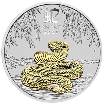 Australisk Lunarorm - 1 Oz - Silver Samlarmynt (leverans 11.5.2025)