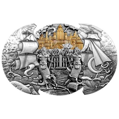 Atlantis - 5 Oz - Silver samlarmynt