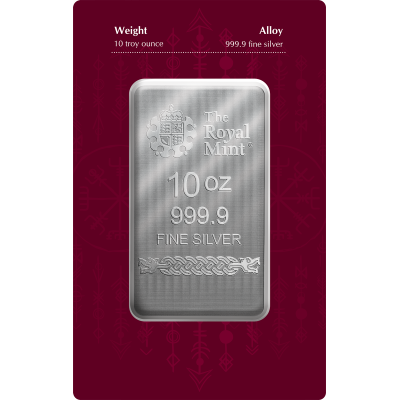 Nordiska gudar - Thor - 10 Oz - silver investeringsblock (leverans 1.7.2025)