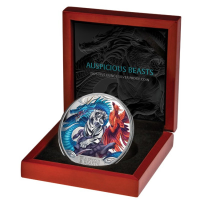 Auspicious Beasts - 5 Oz - Silver Samlarmynt