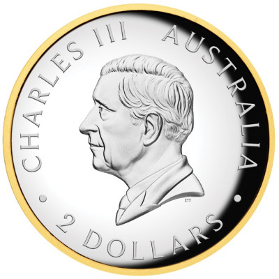 Kookaburra - 2 Oz Silver Proof samlarmynt (leverans 25.6.2025)