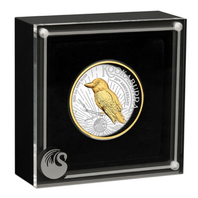 Kookaburra - 2 Oz Silver Proof samlarmynt (leverans 25.6.2025)
