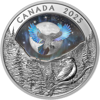 Moon Sky: Raven - 1 Oz - Silver samlarmynt (leverans 28.6.2025)