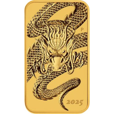 Drake Rektangulär (2025) - 1 Oz - Guldmynt