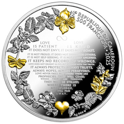 Bröllopsduva - 17,5g - samlarmynt i silver