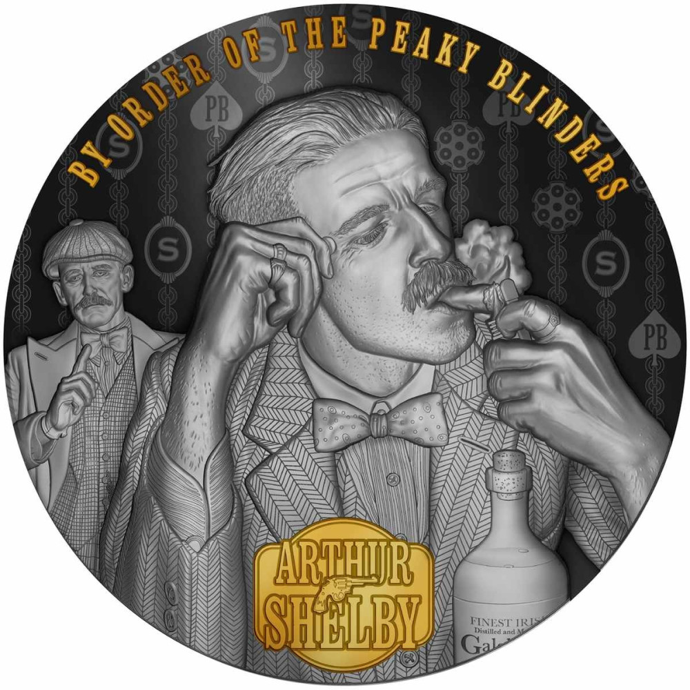 Peaky Blinders - Arthur Shelby - 2 Oz - Silver Samlarmynt