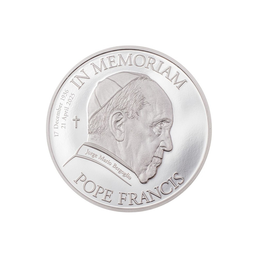 Påve Franciskus - 1 Oz Silver samlarmynt