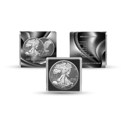 American Eagle, Silverring - 1 Oz - Silver Samlarmynt