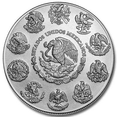 Mexiko Libertad - Naturkrafter - Jord - 1 Oz - Silver Samlarmynt